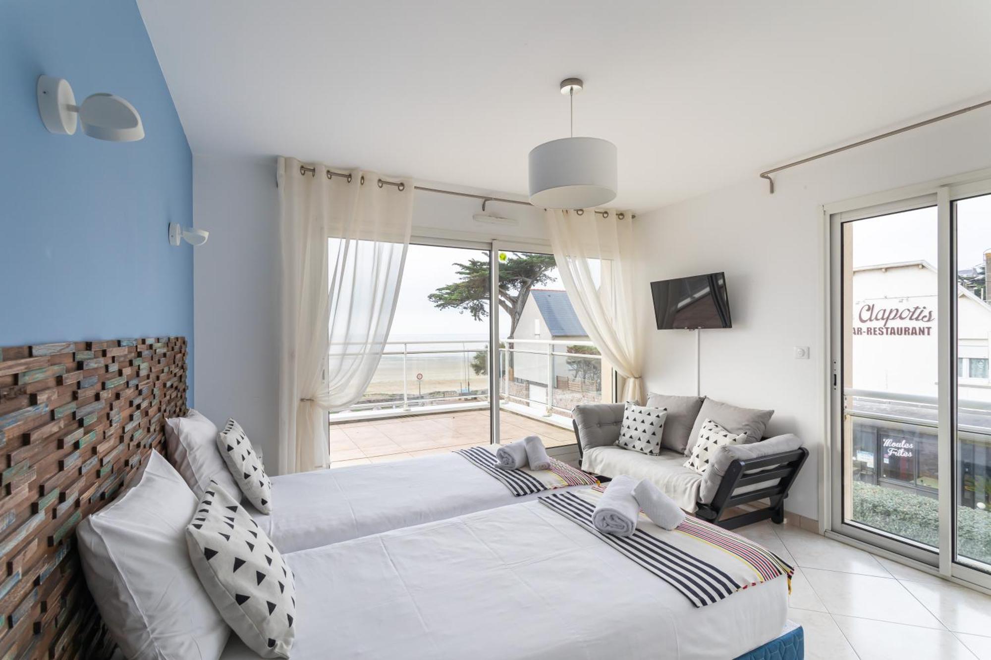 Glaz-Zen - Spacieux Appt Face A La Mer Erquy Exteriér fotografie